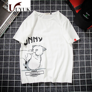 UYUK 短袖 男士T恤 T122白色 