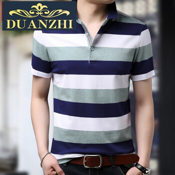 端致（DUANZHI） 短袖 男士T恤 綠色 