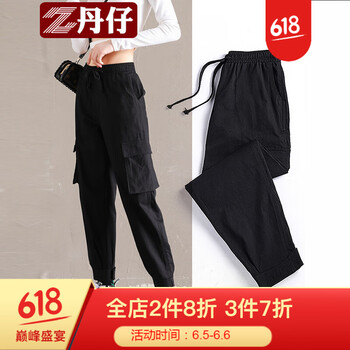 工裝褲女寬松