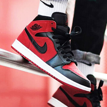 耐克Nike籃球鞋 554725-610小禁穿黑紅 35.5