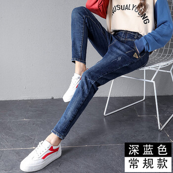 彈力加絨牛仔褲，穿出你的少女心
