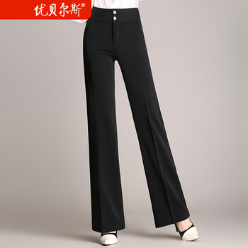 優(yōu)貝爾斯（YOUBES） 高腰  女 長褲 休閑褲