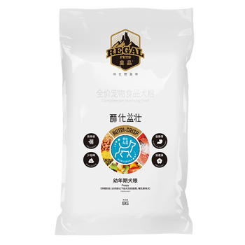 皇品（huAnGpin） 牛肉口味狗糧 酥化益壯 幼年期犬糧10kg