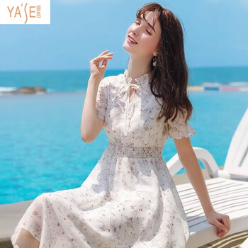 時尚小碎花雪紡衫，打造浪漫女神