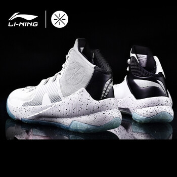 李寧（LI-NING）籃球鞋黑/白 