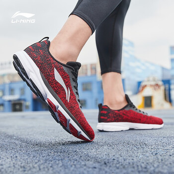 李寧（LI-NING）跑步鞋探戈紅/黑 40