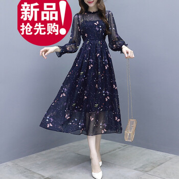 時(shí)尚長(zhǎng)袖連衣裙，打造甜美小仙女