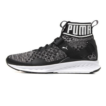 彪馬（PUMA）跑步鞋18969701黑色+灰色+彪馬白 