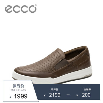 愛步（ECCO）男士可可棕50412402482 41