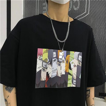 deciuhlae 短袖 男士T恤 黑色#彩色曉 