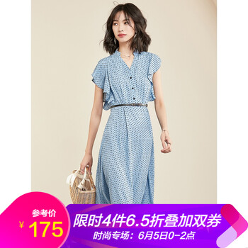 圓點針織裙