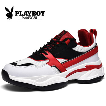 花花公子（PLAYBOY）男士白紅色 40