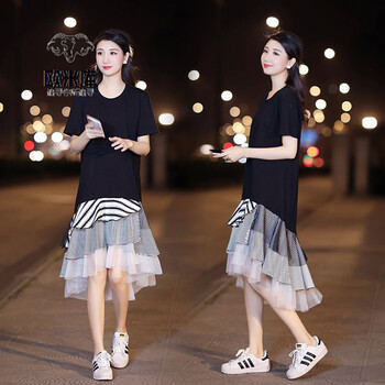 簡約條紋裙，打造優(yōu)雅小仙女