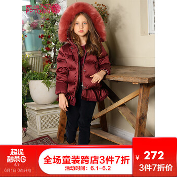 小女童羽絨服長(zhǎng)款