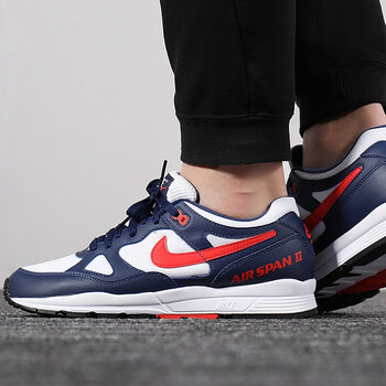 耐克（NIKE）跑步鞋空間藍紅白AH8047-404 
