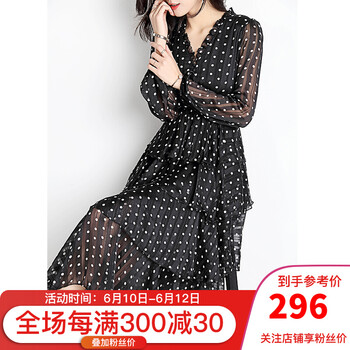sofa 圓點 口袋 連衣裙