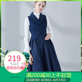 flowerscoming 純色 荷葉邊，深V款，紐扣，拉鏈，立體裁剪 連衣裙