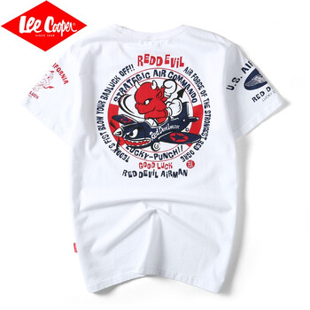 Lee Cooper 短袖 男士T恤 202白色T恤 
