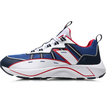 李寧（LI-NING）跑步鞋海寶藍/標準白 