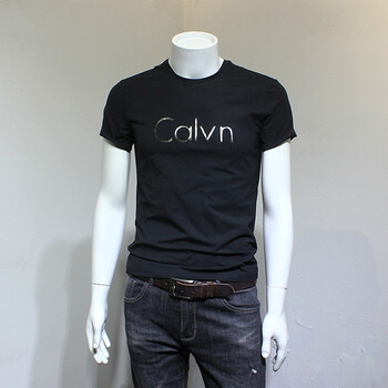 華詞 短袖 男士T恤 28黑色 