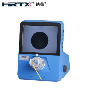 祜荣（HRTX） 光纤端检仪 MPO放大镜 一体式显微镜 光纤跳线检测仪 台式400倍高清放大镜 GT-400C 网络仪表