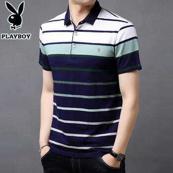 花花公子（PLAYBOY ESTABLISHED 1953） 長(cháng)袖 男士T恤 HHYT5528綠色 