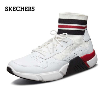 斯凱奇（Skechers）男士白色/紅色/藏青色/WRNV 39.5