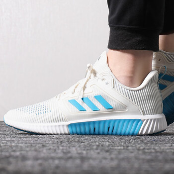 阿迪達(dá)斯（Adidas）跑步鞋B41588/白色 清風(fēng) 