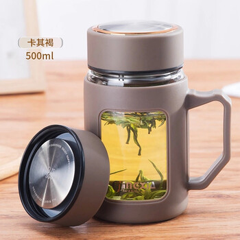 白領(lǐng)愛喝茶，雙層玻璃杯來助力