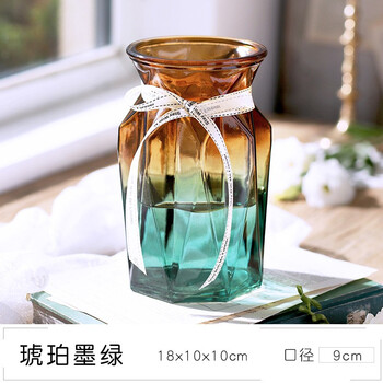 偏愛(ài)彩色玻璃花瓶，打造精致生活