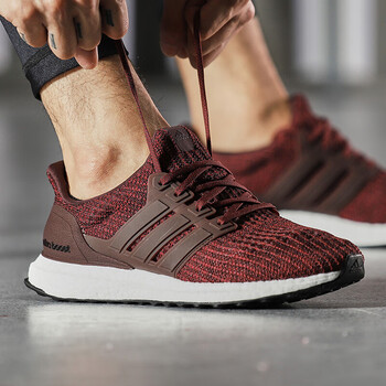 阿迪達(dá)斯（Adidas）跑步鞋CM8115高雅醬紫+夜空紅 