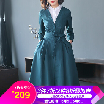 顯瘦過膝中裙