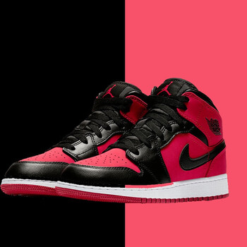 耐克（NIKE）籃球鞋554724/554725-610 黑紅小禁穿 38