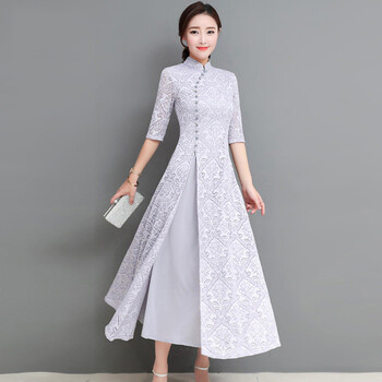氣質(zhì)蕾絲連衣裙，打造性感女人味