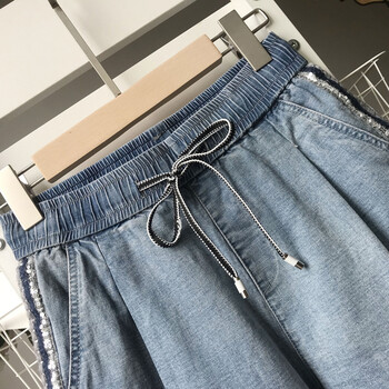 休閑寬松牛仔褲，微胖妹子都愛(ài)穿