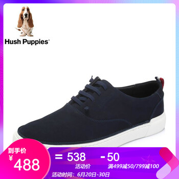 暇步士（Hush Puppies）男士深藍(lán)色 38