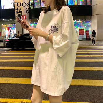 微胖女神，清爽寬松短袖