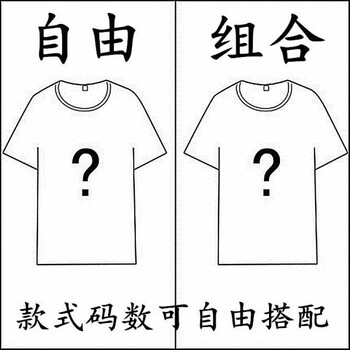 未知 短袖 男士T恤 兩件自由搭配 