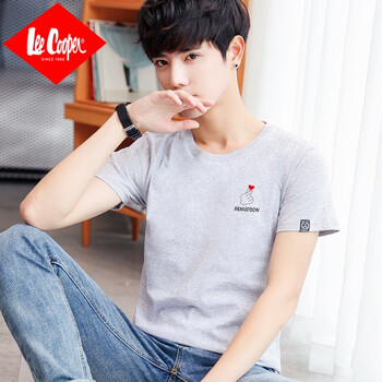 Lee Cooper 短袖 男士T恤 T13灰色 