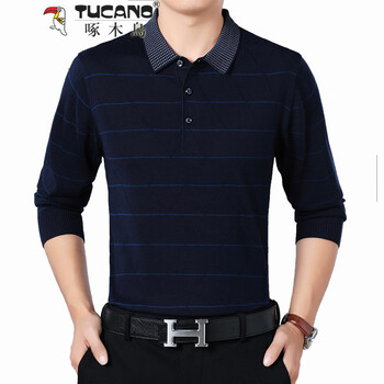 啄木鳥（TUCANO） 長(zhǎng)袖 男士T恤 藏青Z001T3177 S，XL，L，M，XXL