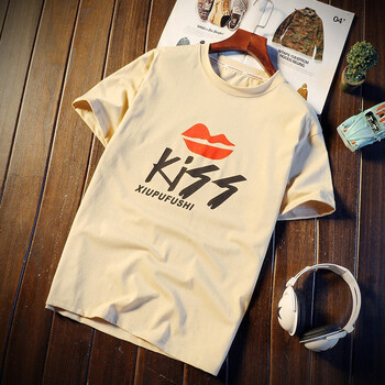 曼德茲（MANDEZI） 短袖 男士T恤 D108卡其色 