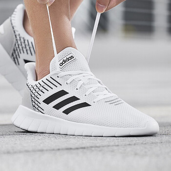 阿迪達(dá)斯（Adidas）跑步鞋F(xiàn)36333/黑色 后跟TPU 