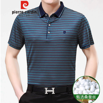皮爾卡丹（pierrecardin） 短袖 男士T恤 藍(lán)色 P78185 