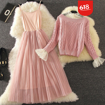 繪屬（HUISHU）  拼接 連衣裙