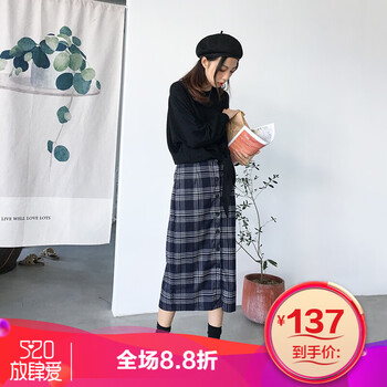 復(fù)古半身裙，微胖妹子的顯瘦之選