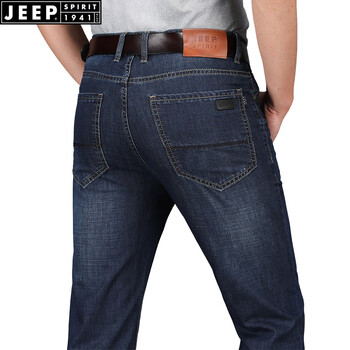 Jeep 修身褲 歐美簡約 男士牛仔褲