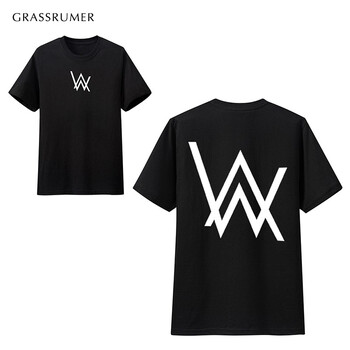 GRASSRUMER 短袖 男士T恤 艾倫沃克D款 黑色 