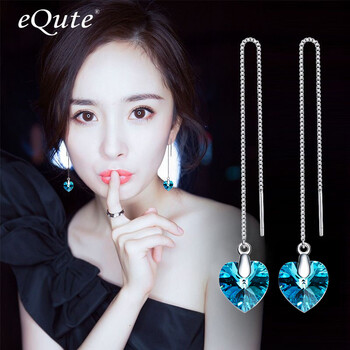 依特（eQute）耳線銀，合成水晶