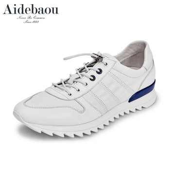 愛(ài)得堡（AIDEBAOU）男士白配藍 39