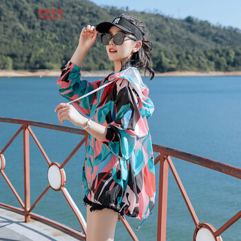 瑾尚菲莉（JINSHANGFEILI） 連帽 長袖 女 短外套 帶帽